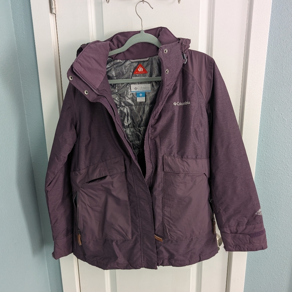 Columbia Women's Plum Hooded Winter Jacket